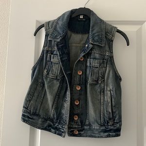 Denim vest from Express. Size S.